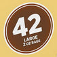 Famous Amos Chocolate Chip Cookies 2 oz 42 ct
