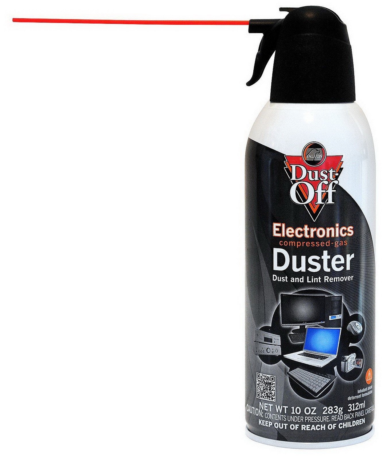 12 Pack Compressed Air Duster Falcon Dust-Off 10 oz Professional Safety