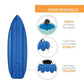 Two 8' Adult Kayaks with Paddles and Backrest Blue 2 pack HDPE Plastic Lifetime