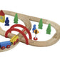Wooden Toy Train Set Hardwood 40 pc Train Set Wood Brio Thomas Compatible