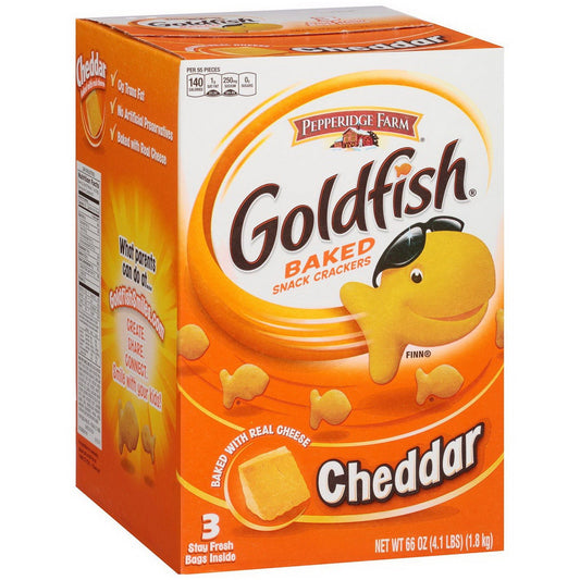 3 pack 22 oz Goldfish Crackers Snack 66 oz box Pepperidge Farm Gold Fish
