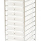10 Drawer Rolling Scrapbook Paper Storage Organizer Cart Office School Tools