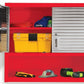 Metal Locking Wall Cabinet Tool Shop Garage Storage Shelf Heavy-Duty Steel