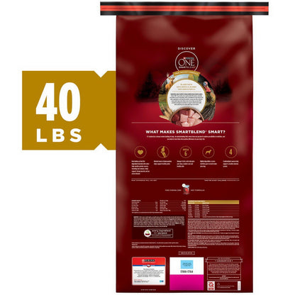 Purina One SmartBlend Adult Dry Dog Food Lamb & Rice 44 lb / True Instinct 40 lb