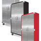 UltraHD Steel Storage Cabinet with Wheels Stainless Doors 72 x 36 x 18 Rolling