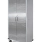 UltraHD Steel Storage Cabinet with Wheels Stainless Doors 72 x 36 x 18 Rolling