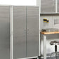 UltraHD Steel Storage Cabinet with Wheels Stainless Doors 72 x 36 x 18 Rolling