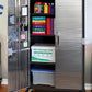 UltraHD Steel Storage Cabinet with Wheels Stainless Doors 72 x 36 x 18 Rolling