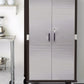 UltraHD Steel Storage Cabinet with Wheels Stainless Doors 72 x 36 x 18 Rolling