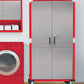UltraHD Steel Storage Cabinet with Wheels Stainless Doors 72 x 36 x 18 Rolling