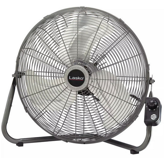 Lasko 20" Floor Fan Portable 3 Speed with Tilt and Wall Mount Bracket