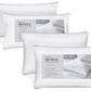 King Queen Size Bed Pillow 2 Pack 500 Thread Count Cotton Down Alternative Fill