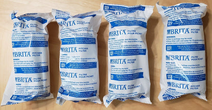 Brita Drinking Water Pitcher Filter Replacement Refills 40 Gallon Each 1 2 3 4