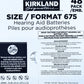 Kirkland Hearing Aid Battery Size 10 13 312 or 675 Zinc-Air Premium Batteries
