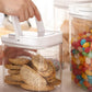 Flip Lock Food Storage Containers 8 Piece Set Airtight Lids Clear Plastic