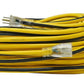 100' Outdoor Extension Cord Lighted Ends Yellow Jacket 15 Amp