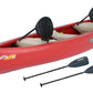 3 Person 13' Canoe Large Plastic HDPE Lifetime Kodiak 3 Seats with Paddles