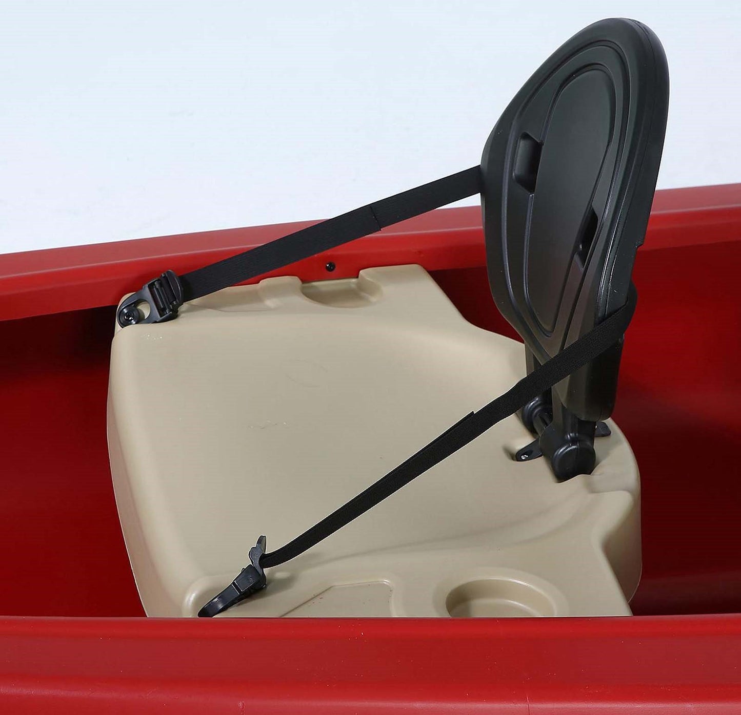 3 Person 13' Canoe Large Plastic HDPE Lifetime Kodiak 3 Seats with Paddles