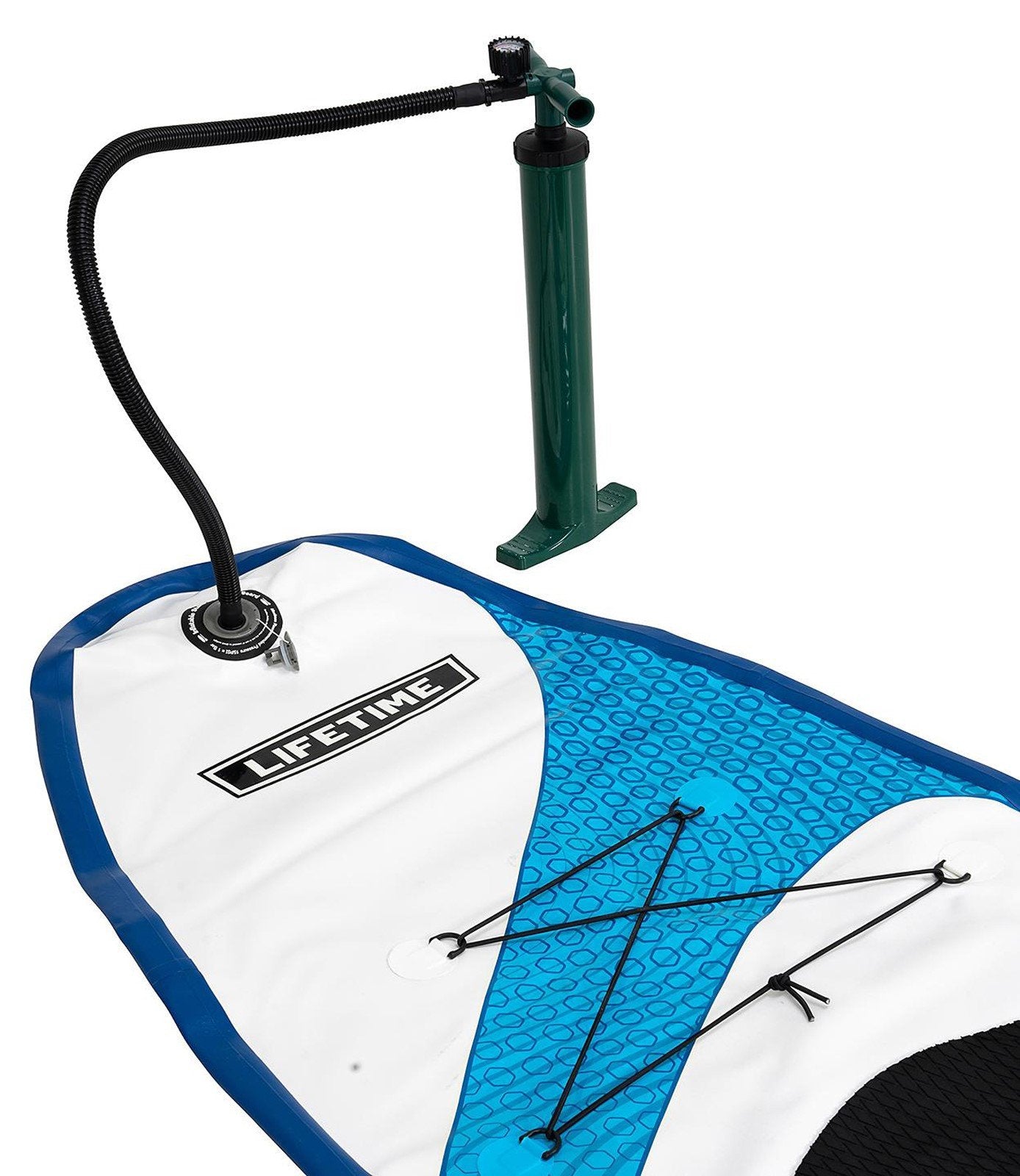 Lifetime Vista 11' Inflatable Stand Up Paddleboard With Paddle Pump Textured Pad