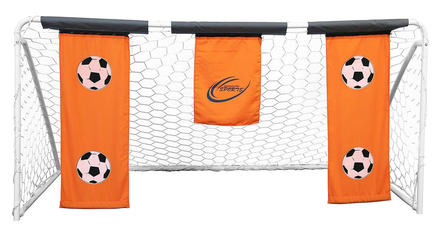 9' x 4.5' Backyard Soccer Goal with Practice Banners Youth KidsSkywalker Sports