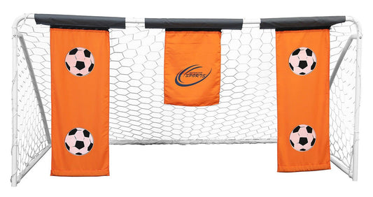 9' x 4.5' Backyard Soccer Goal with Practice Banners Youth KidsSkywalker Sports