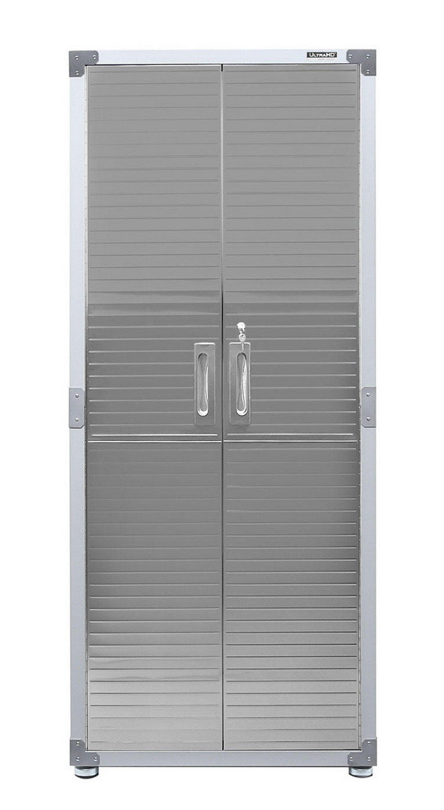 5 Piece Steel Storage Cabinet Set 2 Tall Cabinets 2 Wall with Work Bench