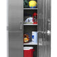 5 Piece Steel Storage Cabinet Set 2 Tall Cabinets 2 Wall with Work Bench