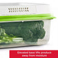 Rubbermaid FreshWorks Produce Food Storage Containers 8 pc Plastic Vented Lids