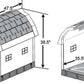 Insulated Dog House Large Doghouse Winter Dog Palace Med to Large Breed