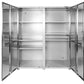 Huge Steel Storage Cabinet Locking Stainless Door Giant Size 60" x 24" x 72"