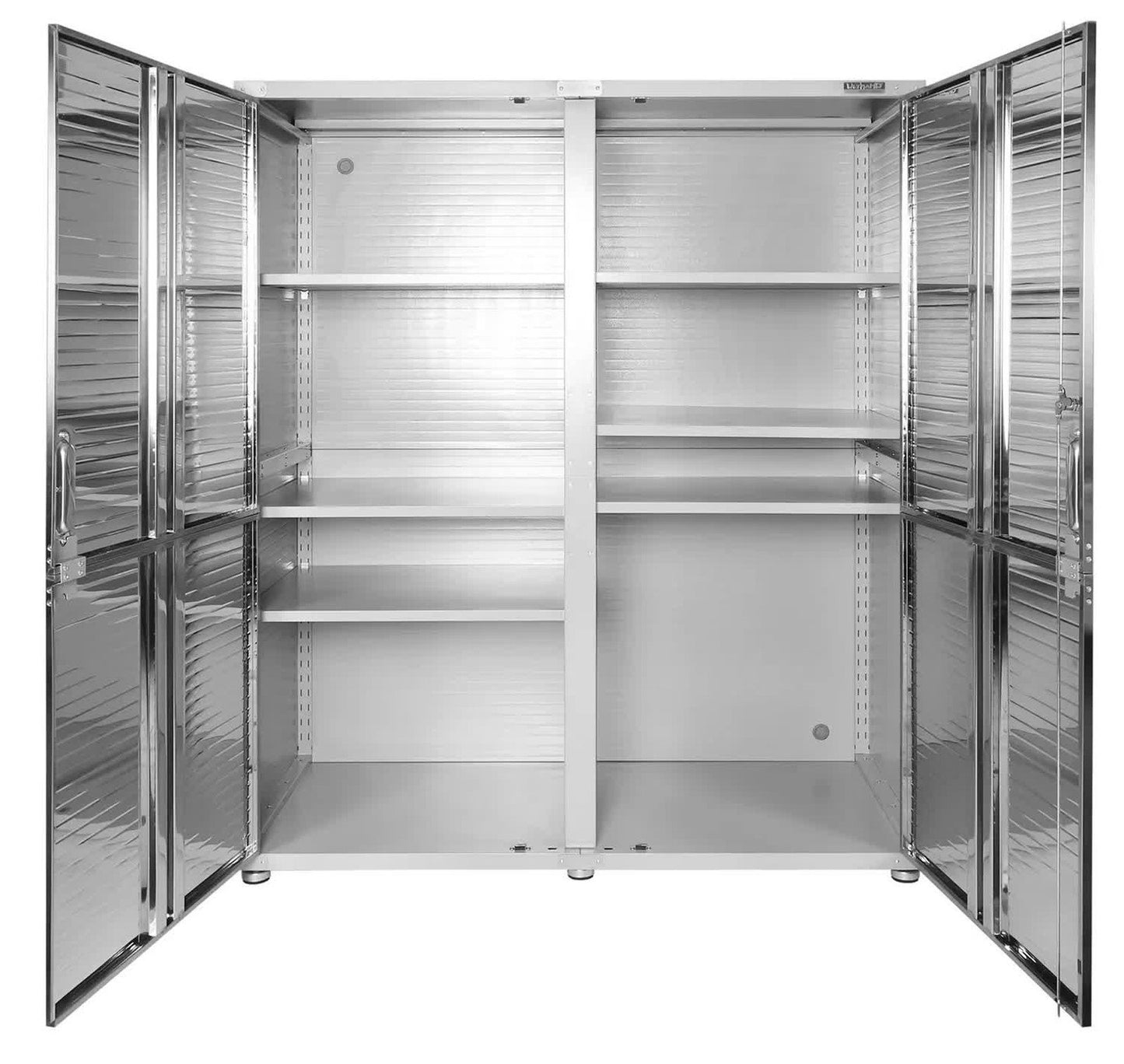 Huge Steel Storage Cabinet Locking Stainless Door Giant Size 60" x 24" x 72"