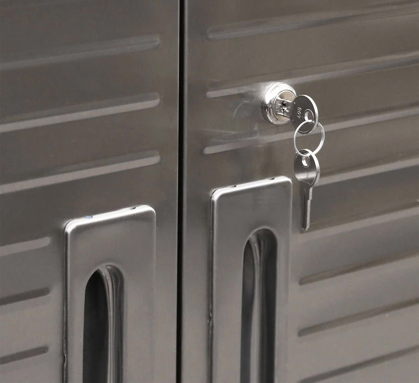 Huge Steel Storage Cabinet Locking Stainless Door Giant Size 60" x 24" x 72"