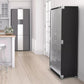 Tall Stainless Steel Storage Cabinet 4 Shelf 2 Locking Doors Heavy Duty 30"x 72"