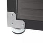 Tall Stainless Steel Storage Cabinet 4 Shelf 2 Locking Doors Heavy Duty 30"x 72"