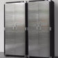 Tall Stainless Steel Storage Cabinet 4 Shelf 2 Locking Doors Heavy Duty 30"x 72"