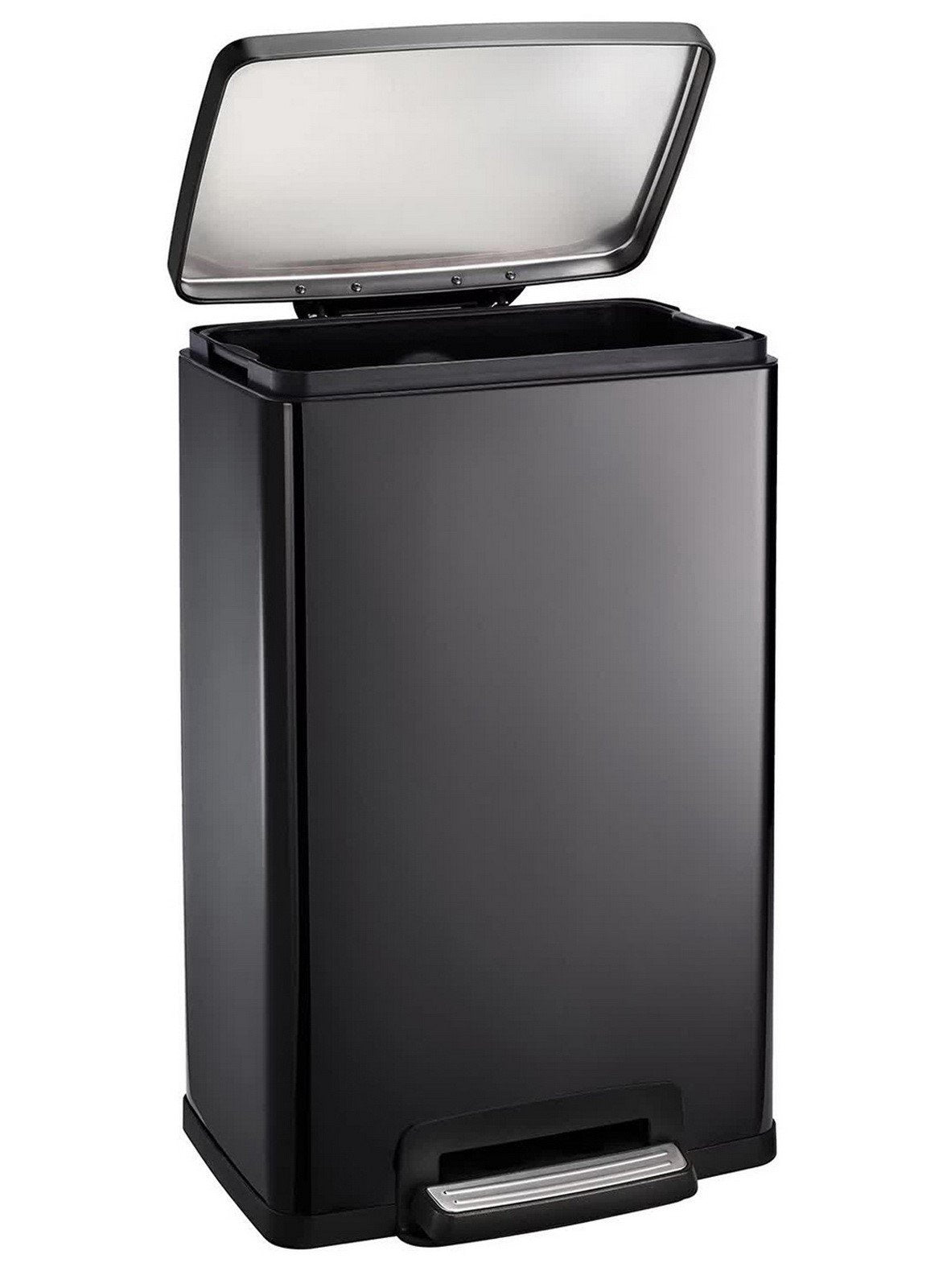 Stainless Steel 13 Gallon Step Trash Can Tramontina Garbage Bin Plastic Liner