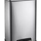 Stainless Steel 13 Gallon Step Trash Can Tramontina Garbage Bin Plastic Liner