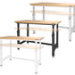 Adjustable Height Workbench Work Table Bench 48" Heavy Duty Wood Top