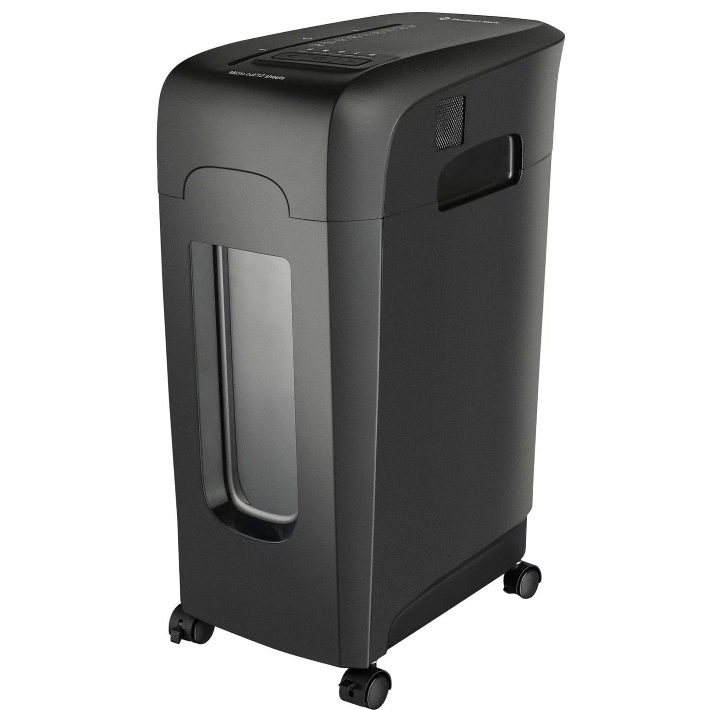 12 Sheet Micro-Cut Paper Shredder 4.5 Gallon Bin 30 Minute Run Time