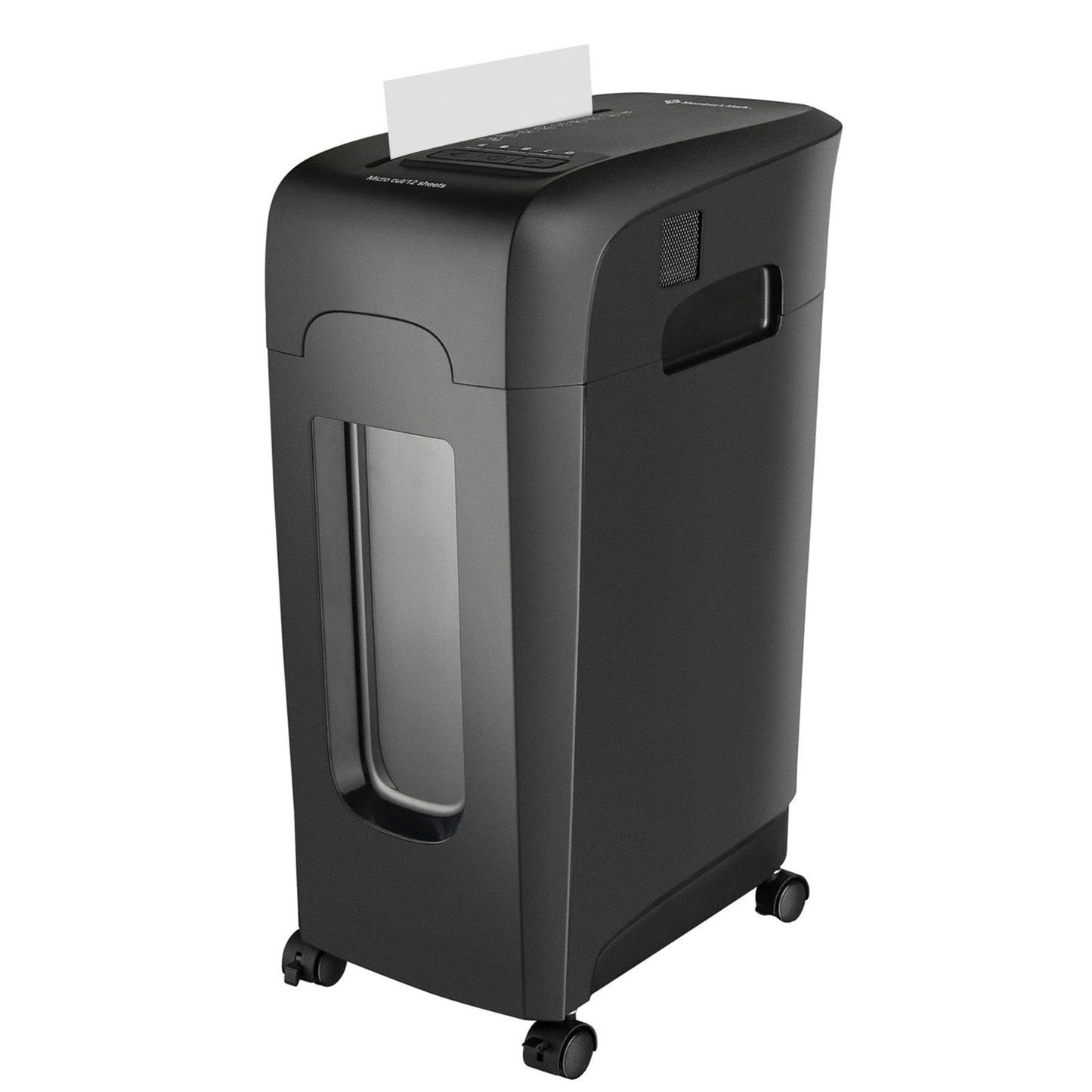 12 Sheet Micro-Cut Paper Shredder 4.5 Gallon Bin 30 Minute Run Time
