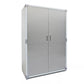 Tall Storage Tool Cabinet Locking Stainless Steel Doors 48" Wide Red Gray Black