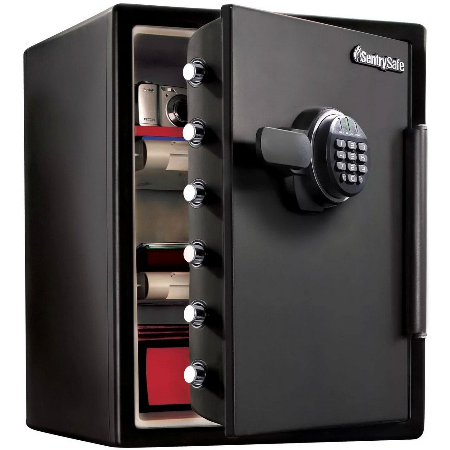 SentrySafe Digital Fireproof Waterproof Safe 2.0 cu ft 6 Live Locking Bolts