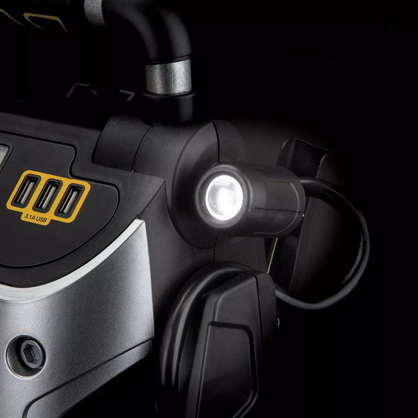 Stanley Jump Starter Power Station plus 120 PSI Air Compressor Pump 1200 Amp