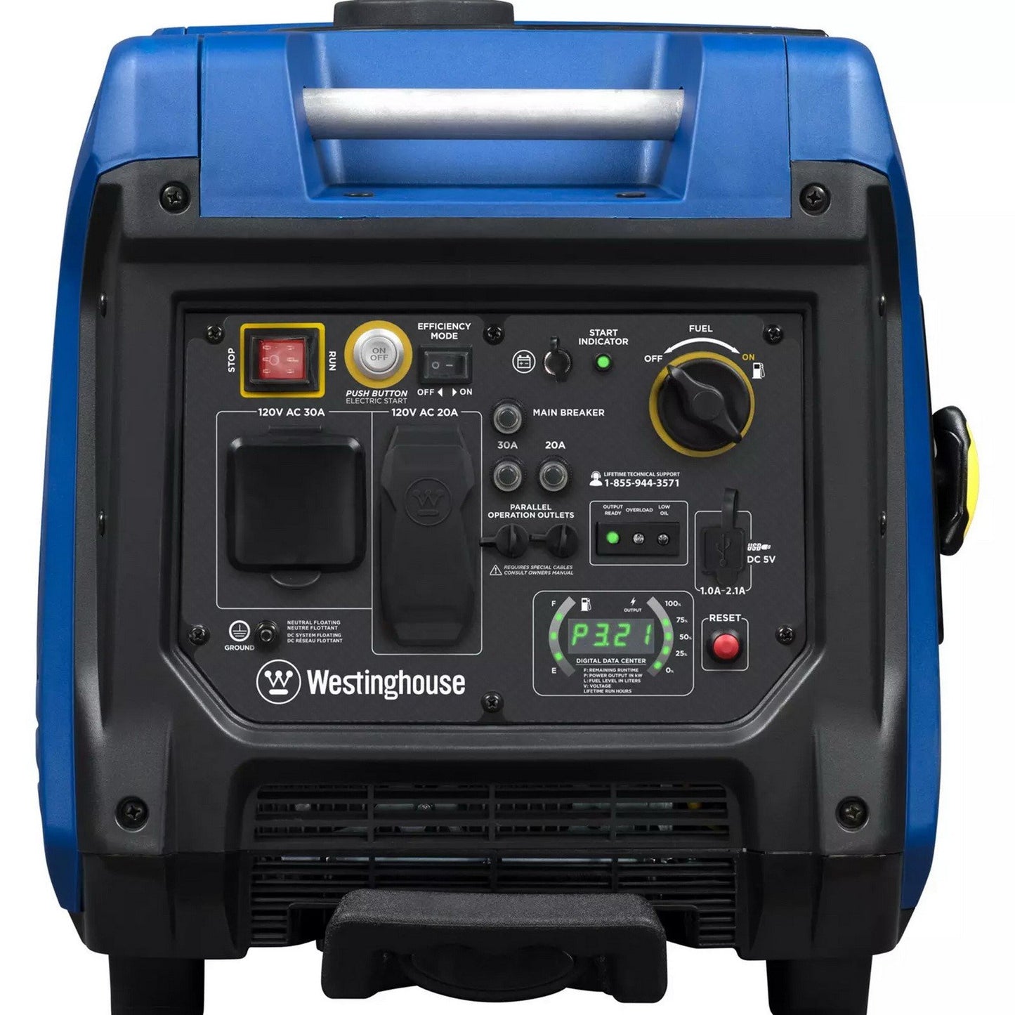 Westinghouse Portable 4,500 Watt Gas Powered Power Inverter Generator