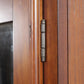 8 Gun Fully Locking Storage Cabinet Rifle Storage Wood Brown Finish