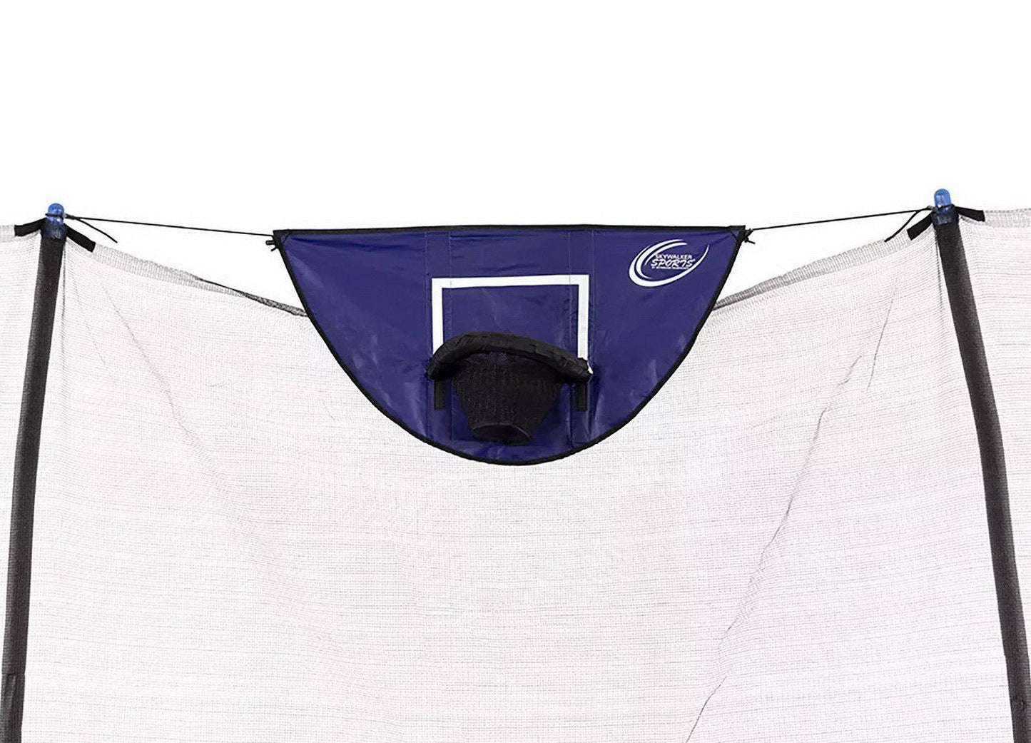 Skywalker 14' Round Trampoline with Basketball Goal Hoop Ball & Safety Enclosure