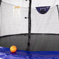Skywalker 14' Round Trampoline with Basketball Goal Hoop Ball & Safety Enclosure