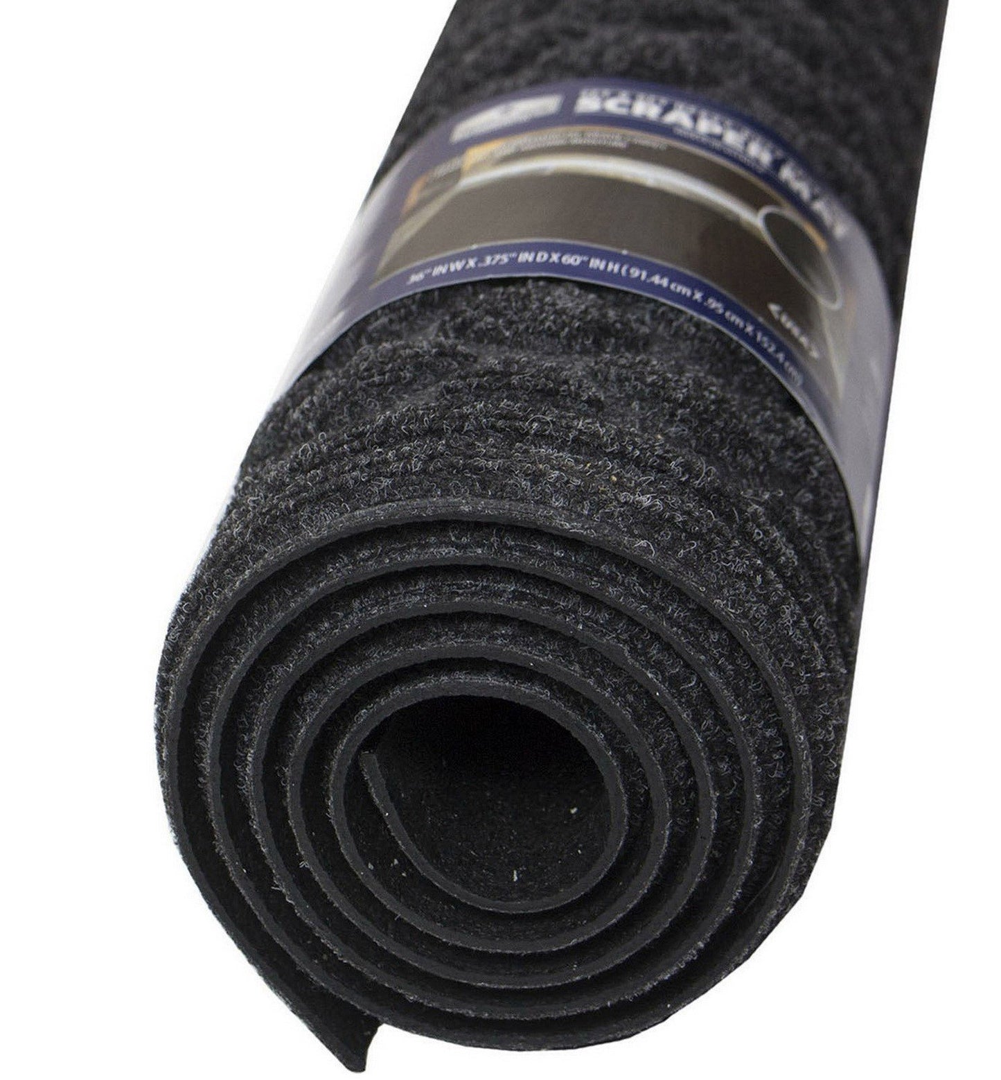 Large 3' x 5' Door Mat Outdoor Indoor Diamond Scraper Floor Carpet Dark Gray