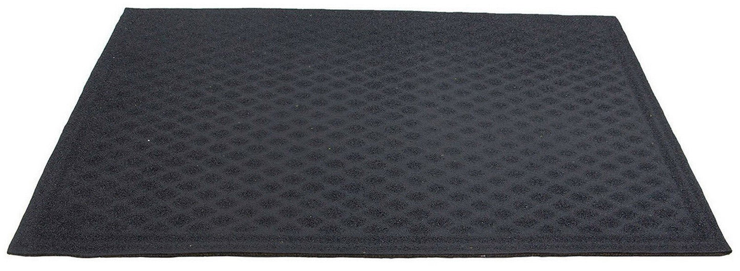 Large 3' x 5' Door Mat Outdoor Indoor Diamond Scraper Floor Carpet Dark Gray