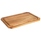 Viking Acacia Wood Kitchen Cutting Carving Board 18" x 12" Reversible Juice Well